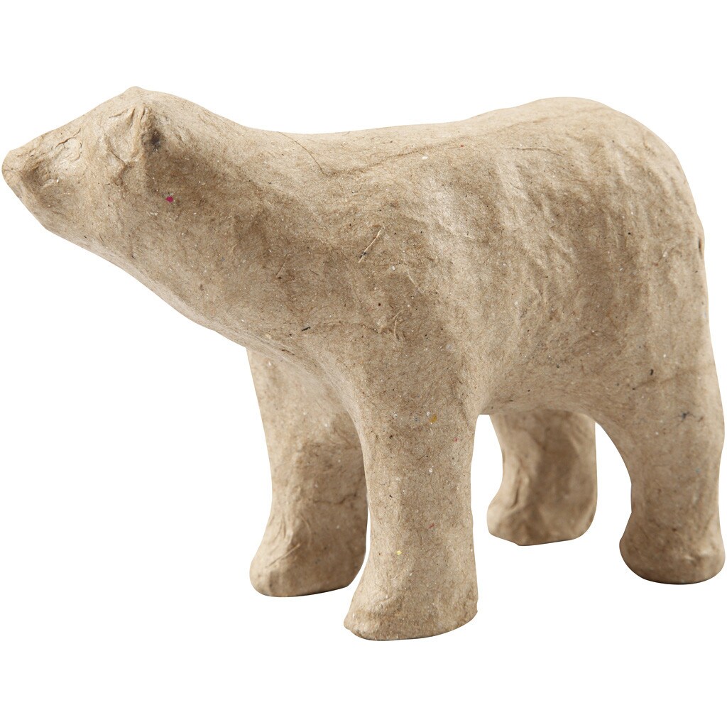 Pyssel - Pappersfigur Isbjörn 11,5 cm
