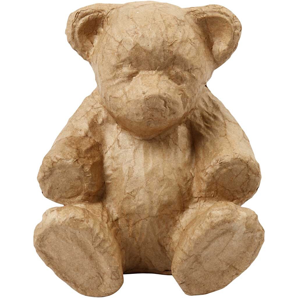 Pyssel - Pappersfigur Nalle 18 cm