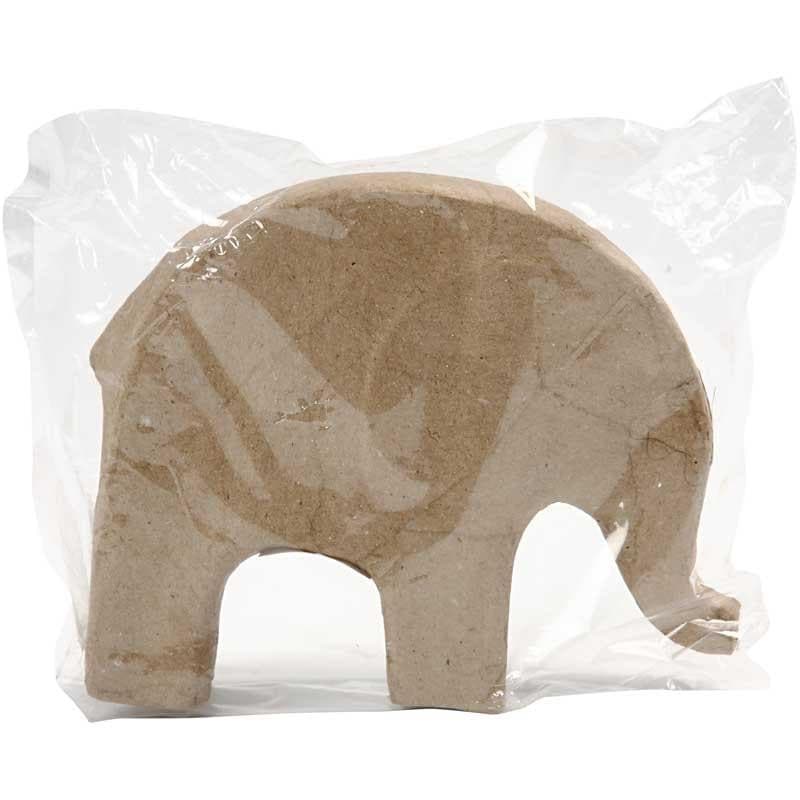 Pyssel - Pappersfigur Elefant 17 cm