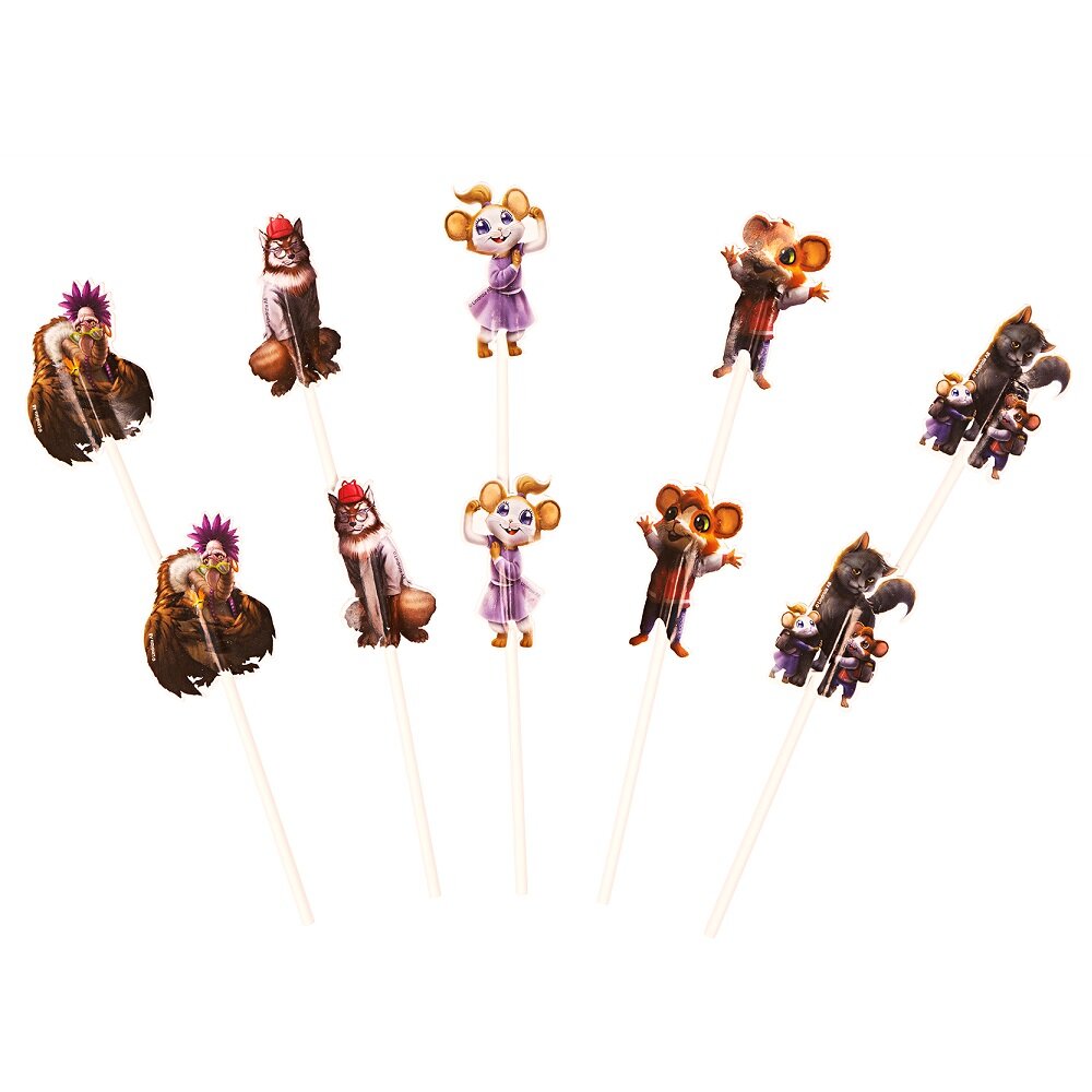 Musse & Helium - Cake Toppers 10-pack