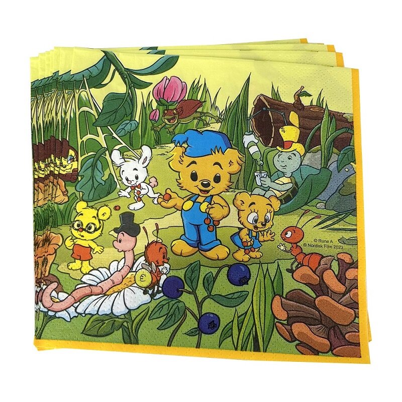 Bamse Servetter Natur 16-pack