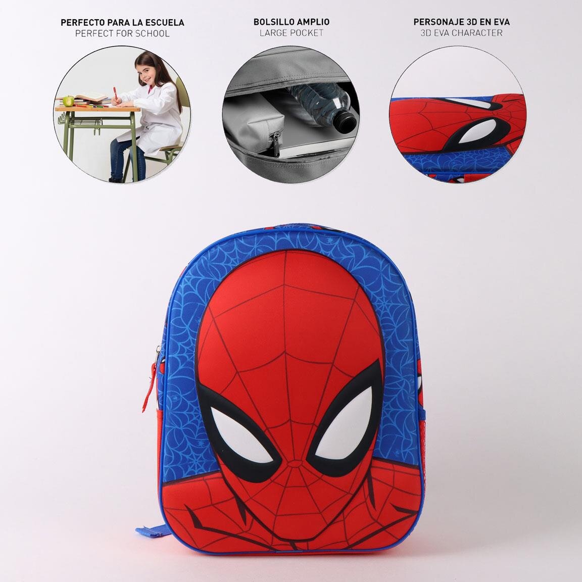 Spiderman Barnryggsäck med 3D-effekt