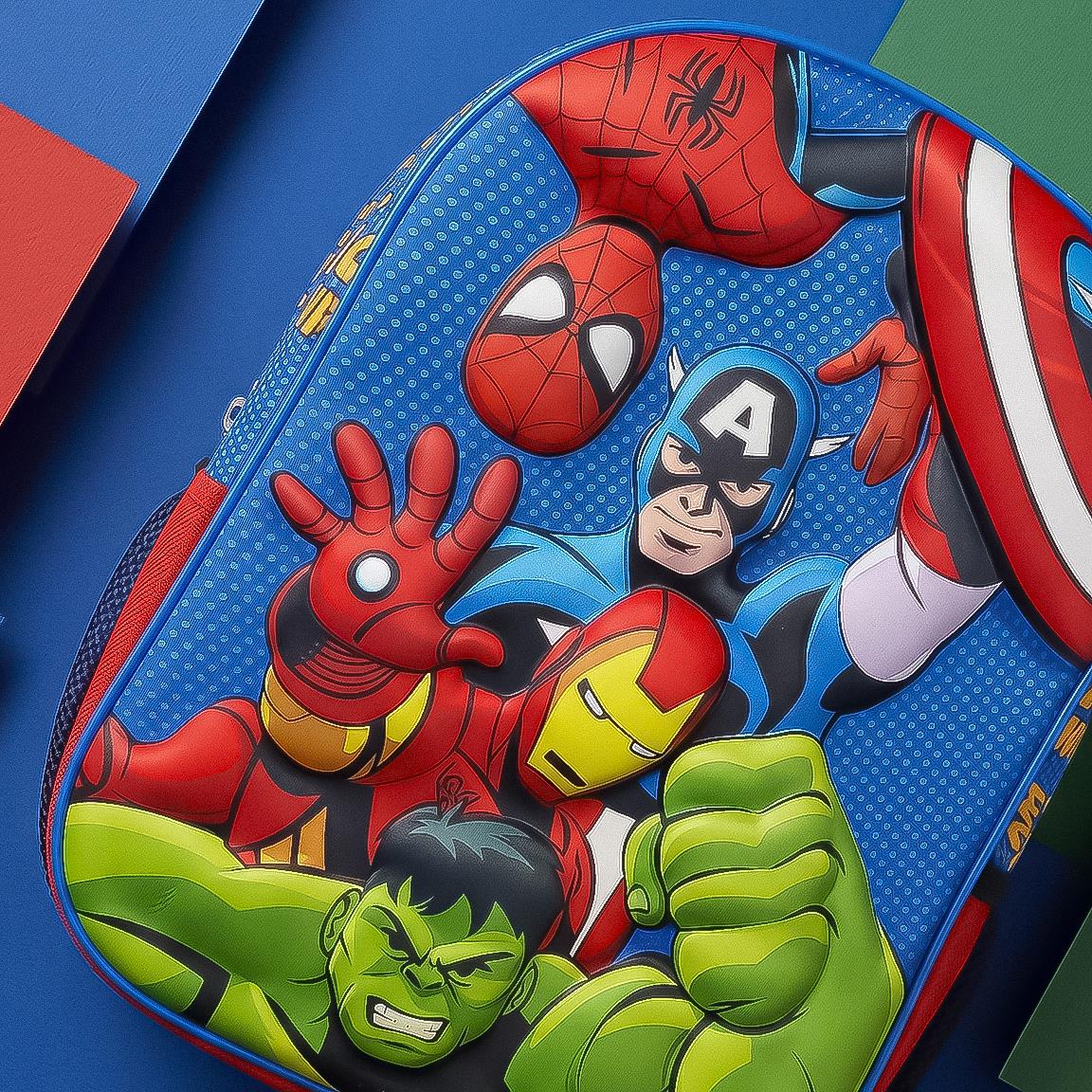 Avengers Barnryggsäck med 3D-effekt