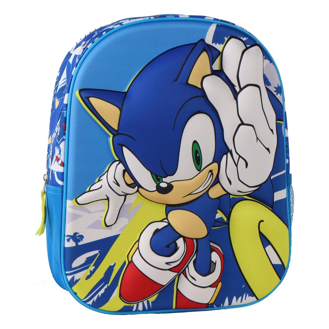Sonic Barnryggsäck med 3D-effekt
