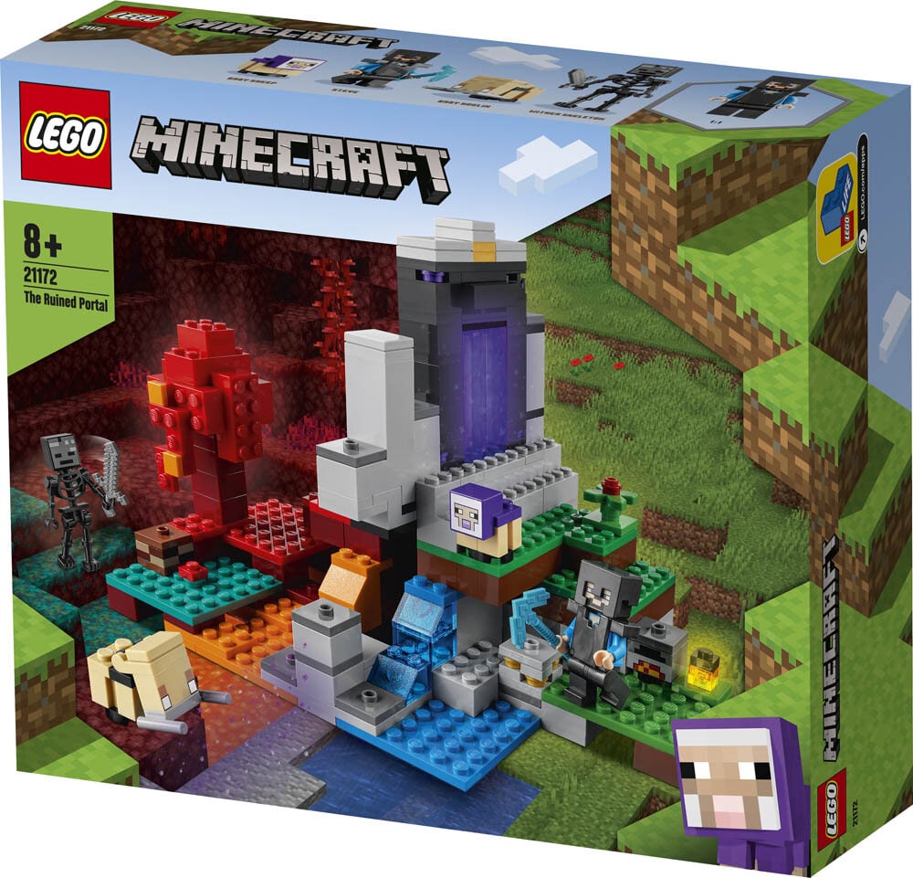 LEGO Minecraft Den förstörda portalen 8+