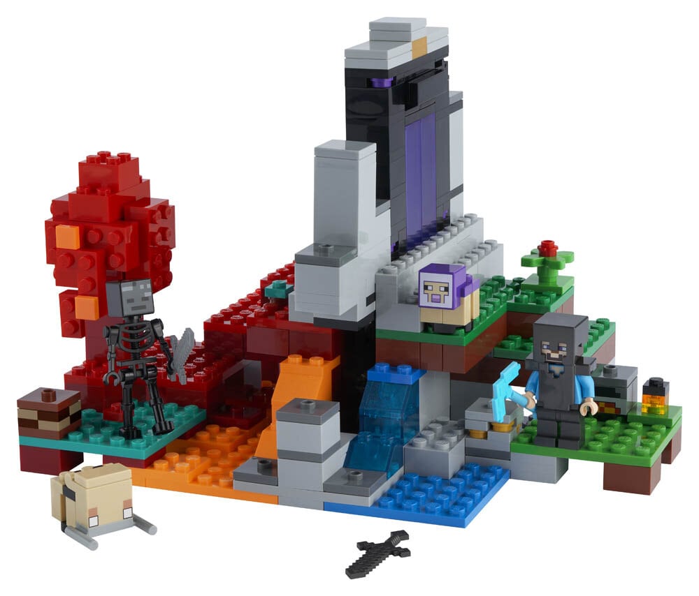 LEGO Minecraft Den förstörda portalen 8+