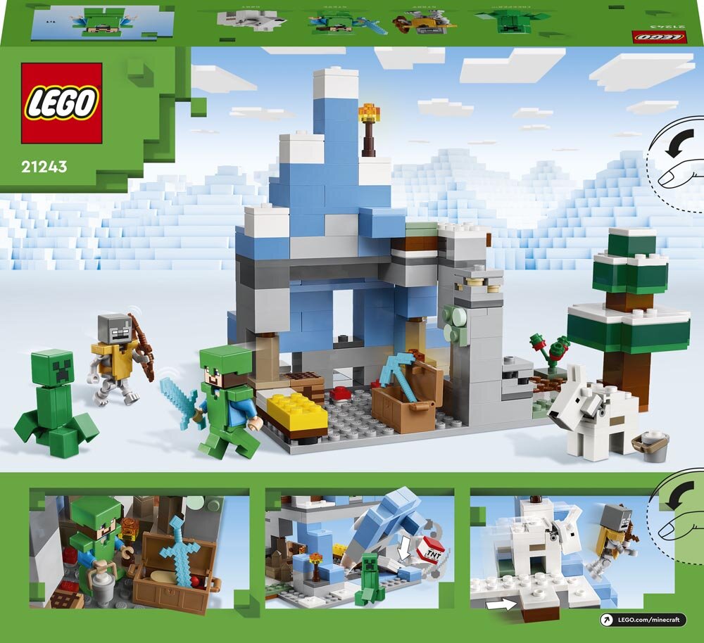 LEGO Minecraft - De frostiga bergen 8+