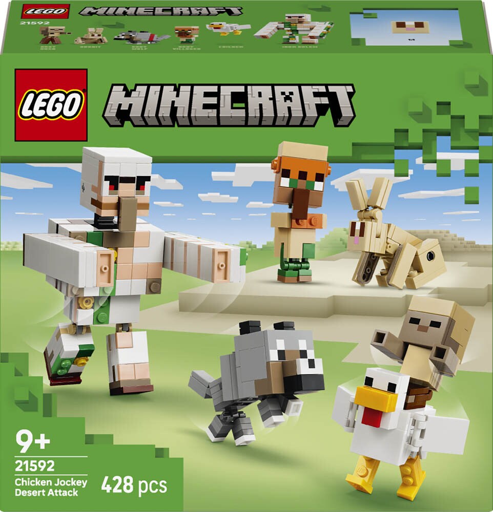 LEGO Minecraft - Ökenattack med hönsryttare 9+