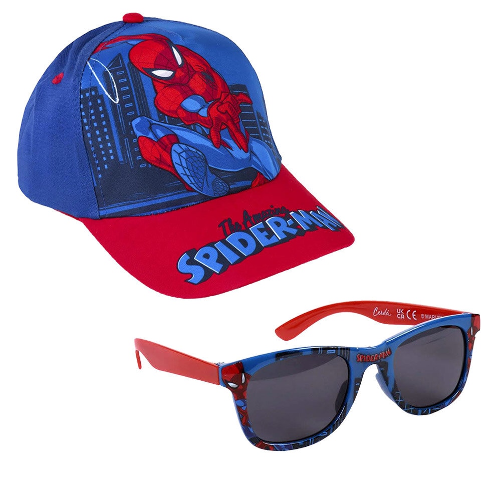 Spiderman - Keps och solglasögon till barn