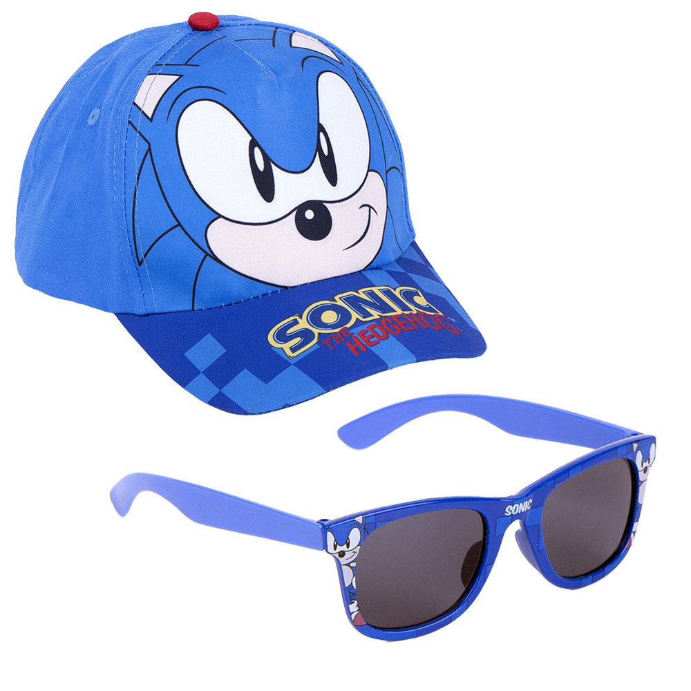Sonic the Hedgehog - Keps och solglasögon till barn