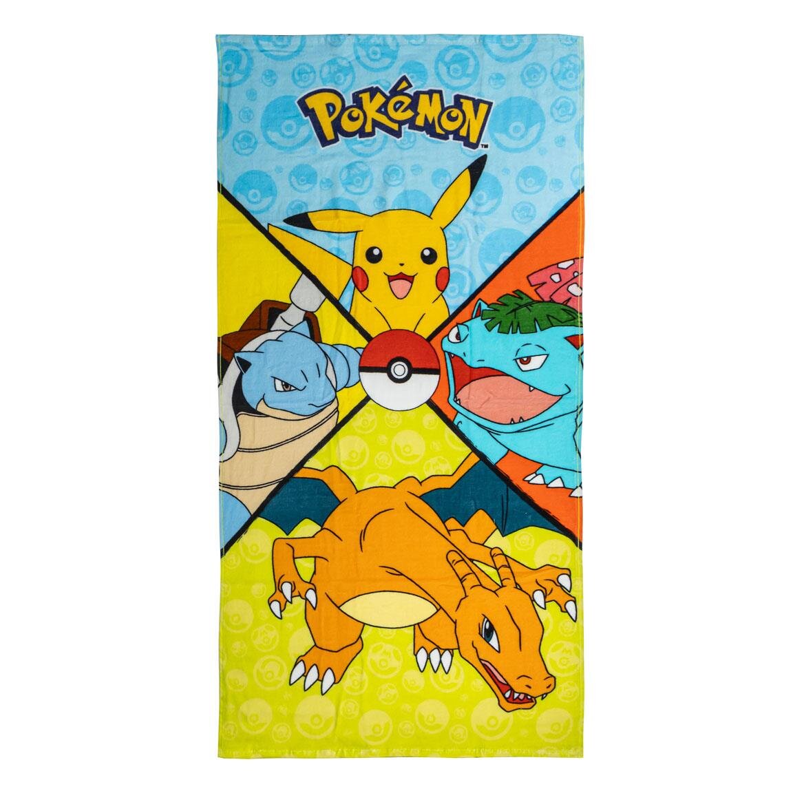 Pokémon - Handduk Bomull 70 x 140 cm