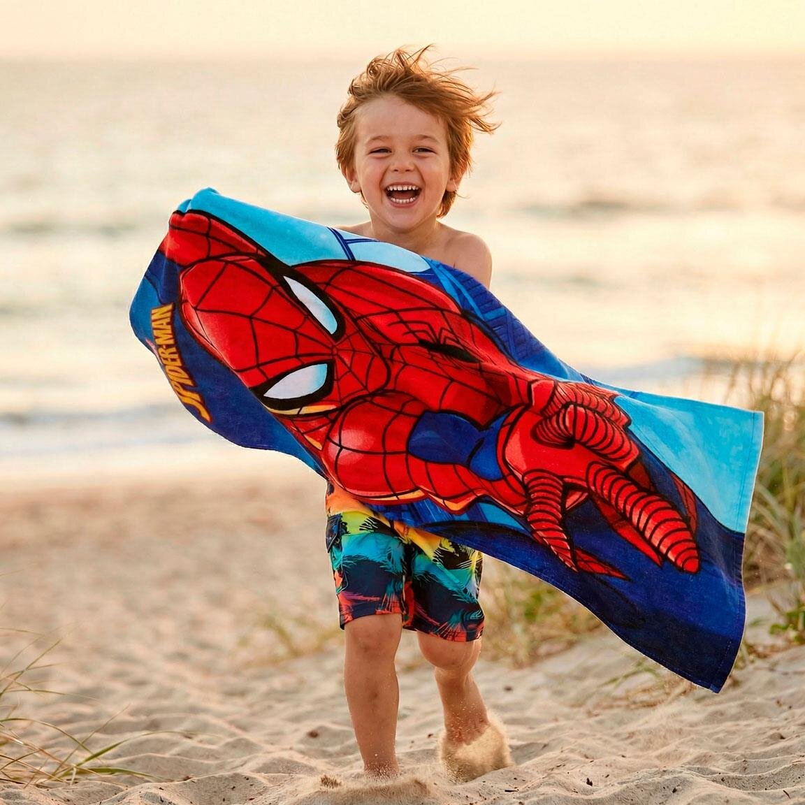 Spiderman Badhandduk 70 x 140 cm