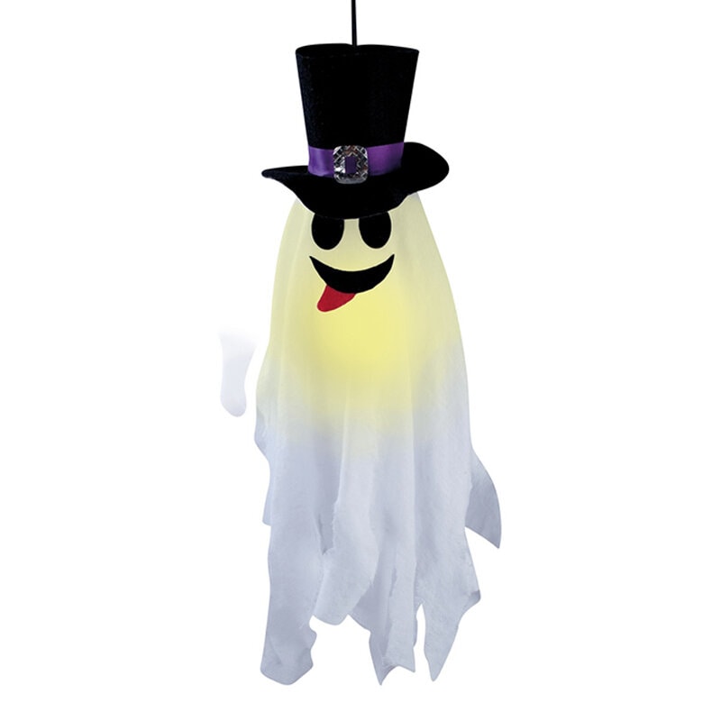 Lysande Spöke med Hatt 50 cm