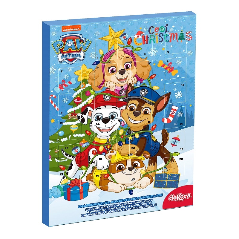 Julkalender med choklad - Paw Patrol