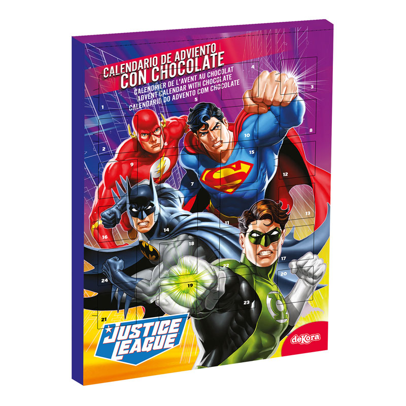 Julkalender med choklad - Justice League