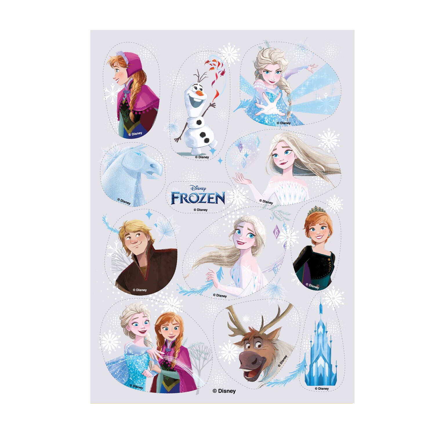 Disney Frost Sockerdekorationer 12-pack