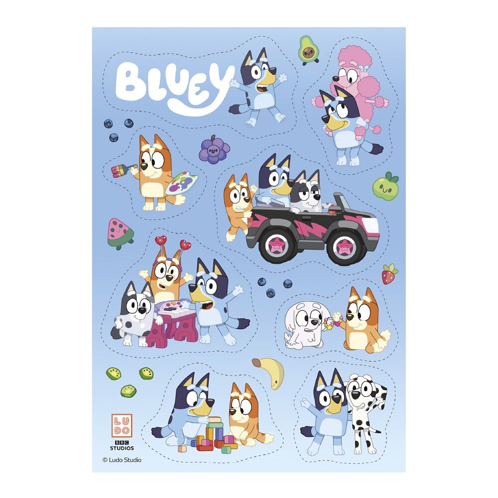 Bluey Sockerdekorationer 8-pack