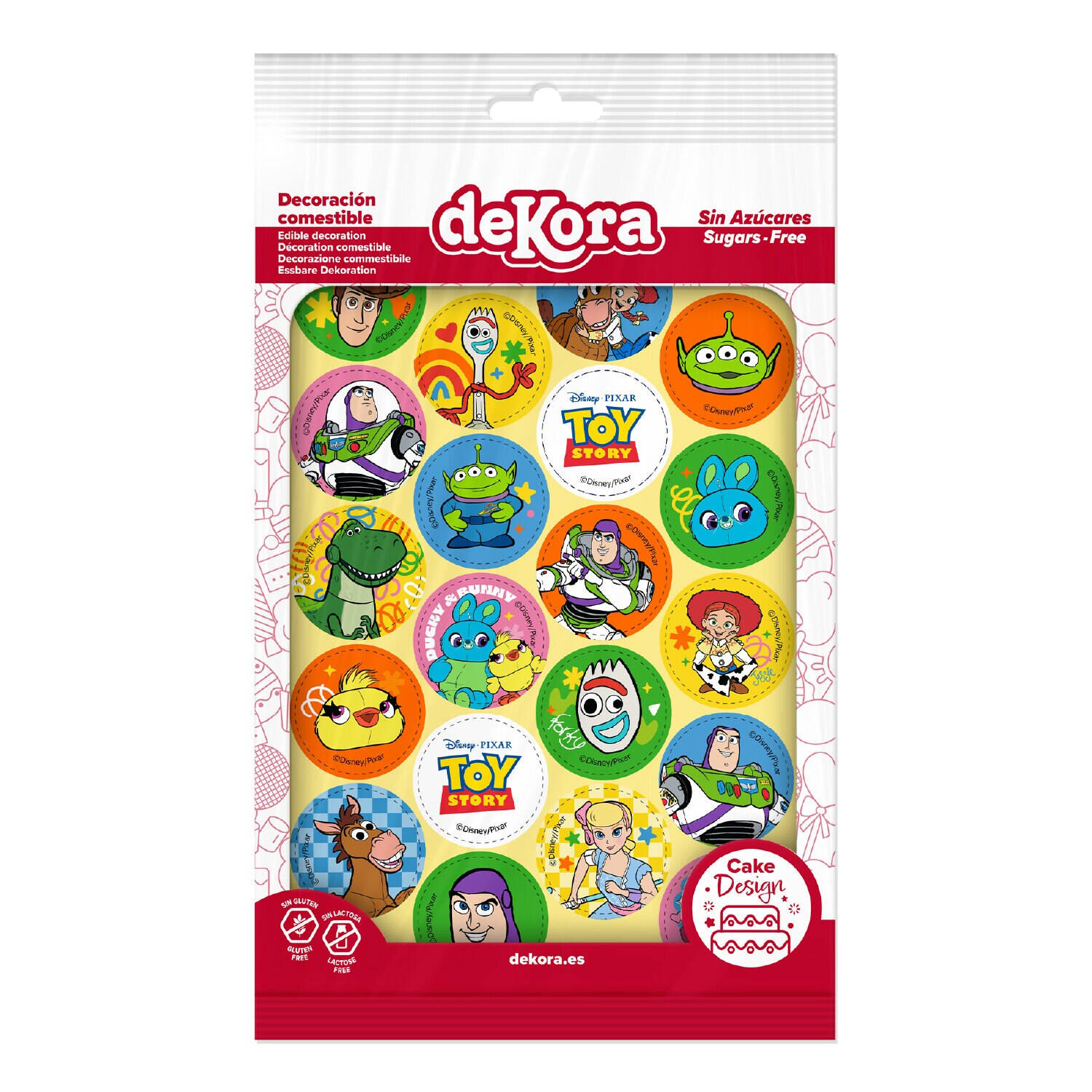 Toy Story Muffinsbilder Sockerpasta 20-pack