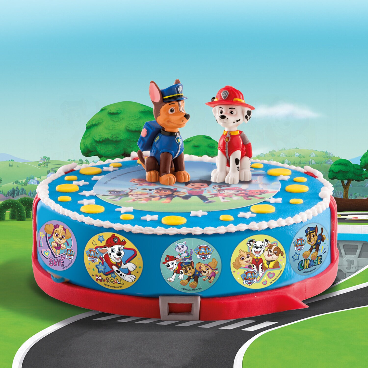 Paw Patrol Muffinsbilder Sockerpasta 6-pack