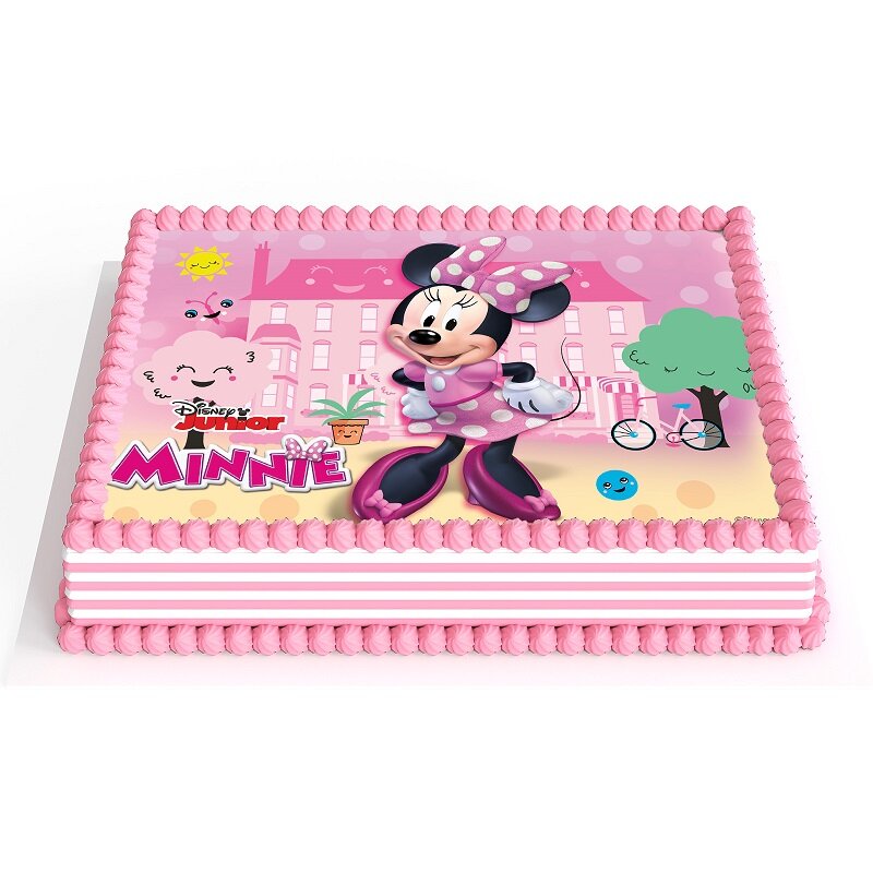 Tårtbild Mimmi Pigg - Sockerpasta 15 x 21 cm