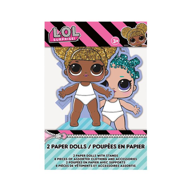 LOL Surprise, Dress Up - Paper Dolls 2-pack