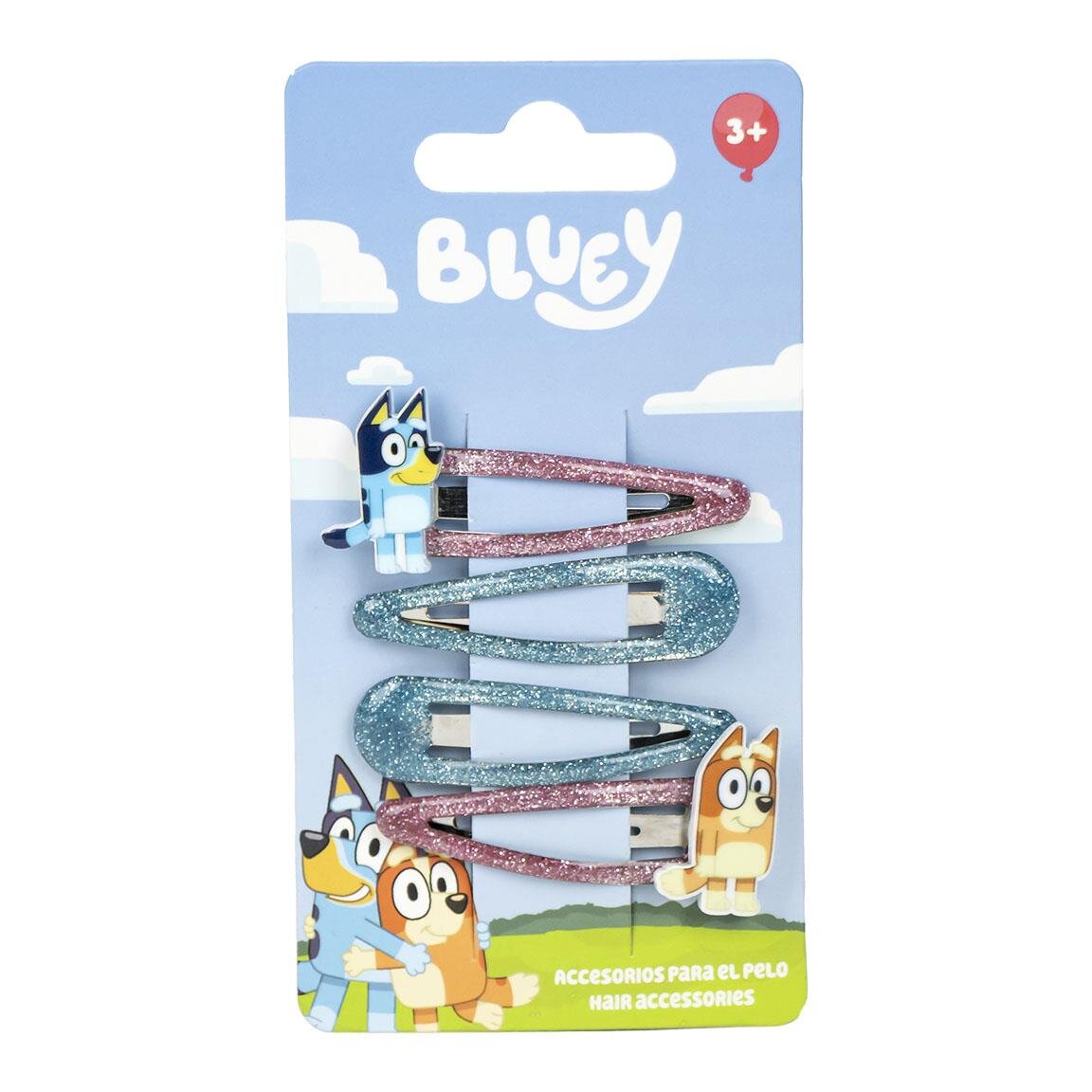 Bluey - Hårspännen 4-pack