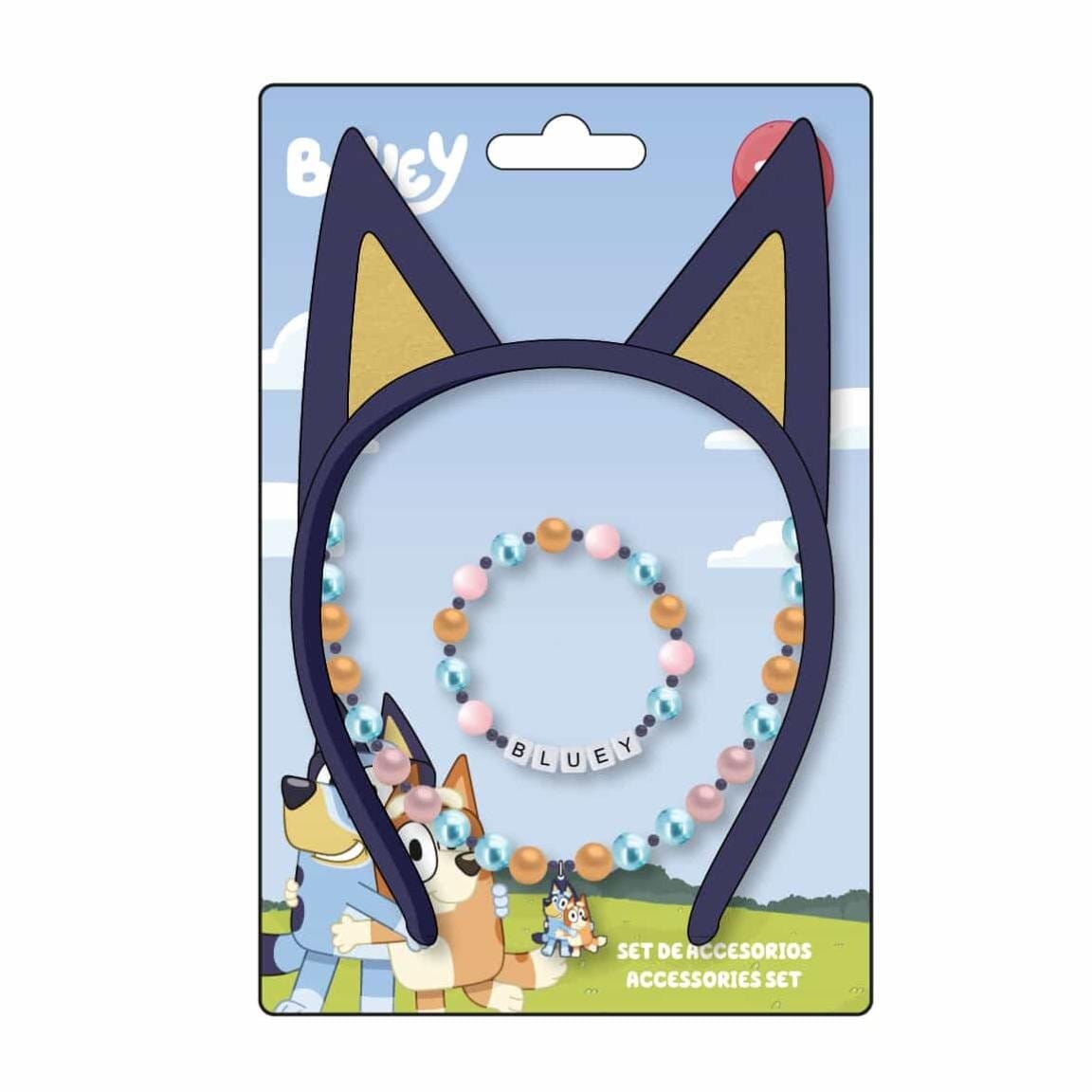 Bluey - Diadem, Armband & Halsband 3-pack