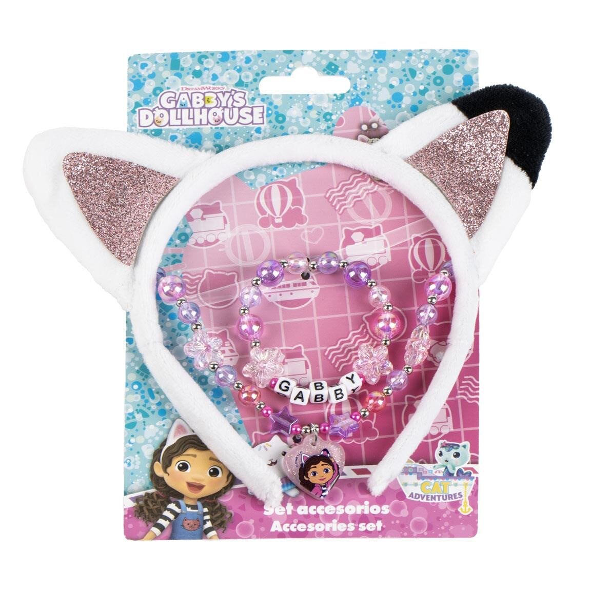Gabby's Dollhouse Diadem, Armband & Halsband 3-pack
