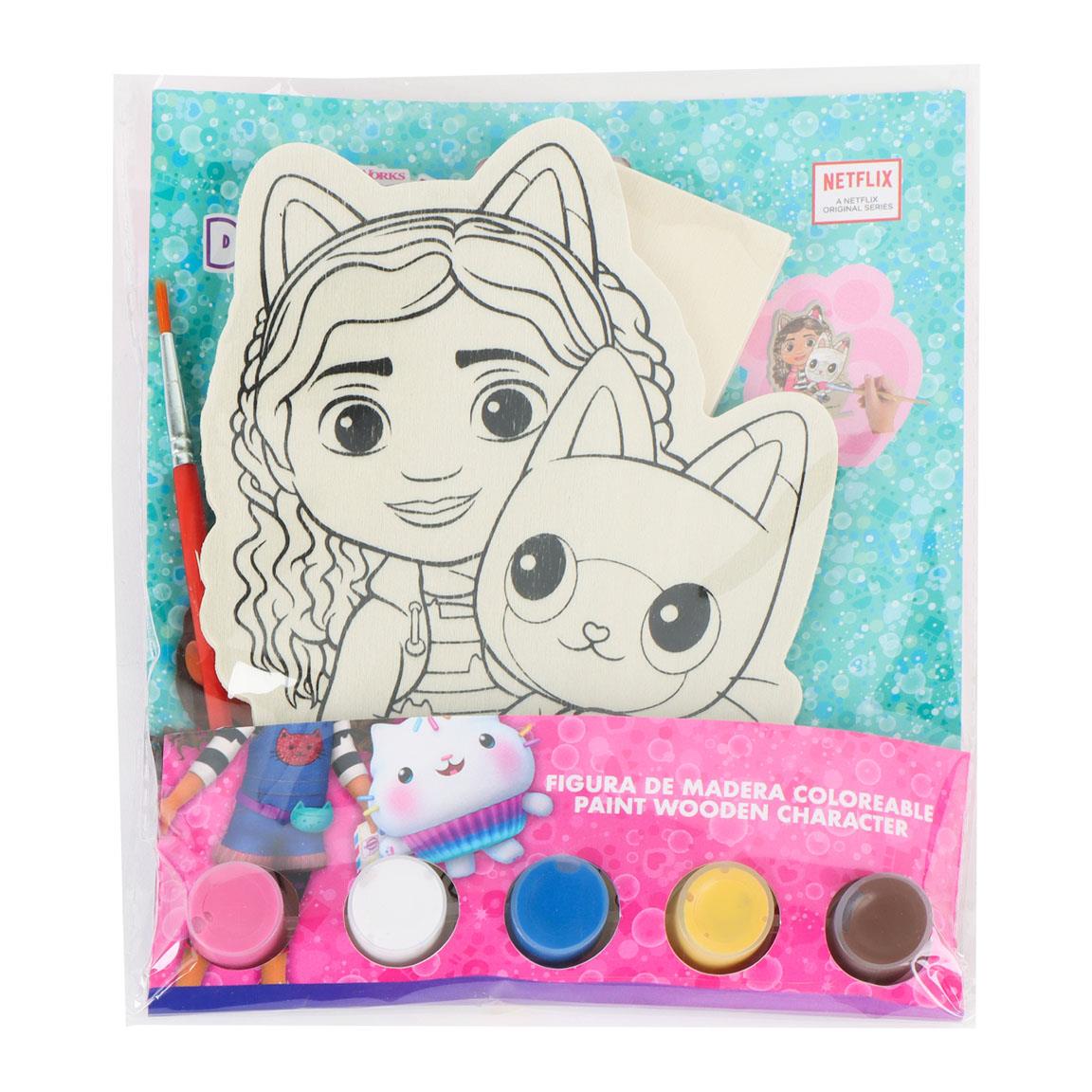 Gabby's Dollhouse - Träfigur att måla