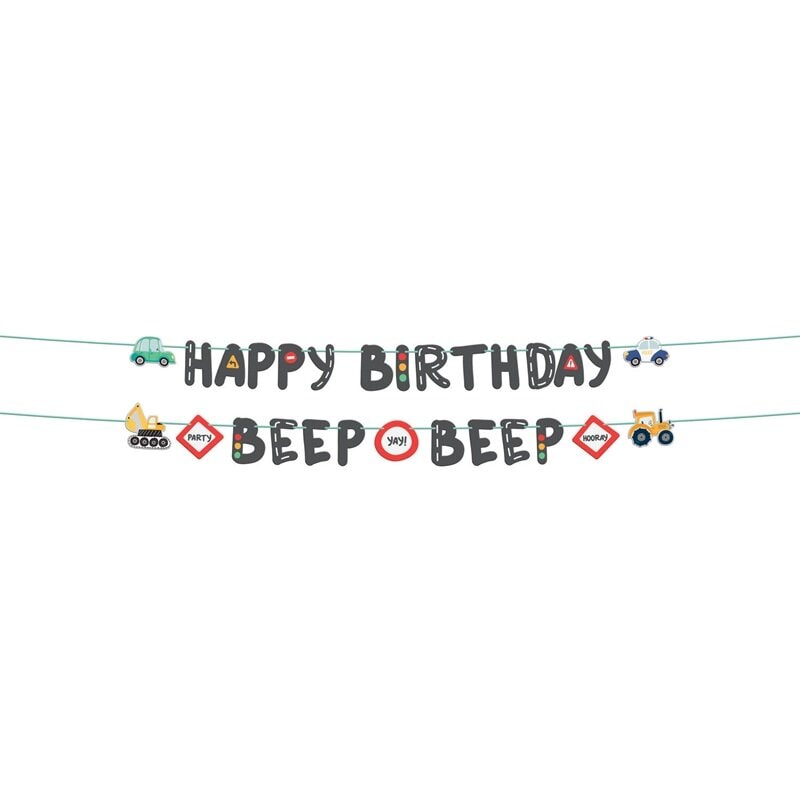 Vägarbete Happy Birthday Girlang