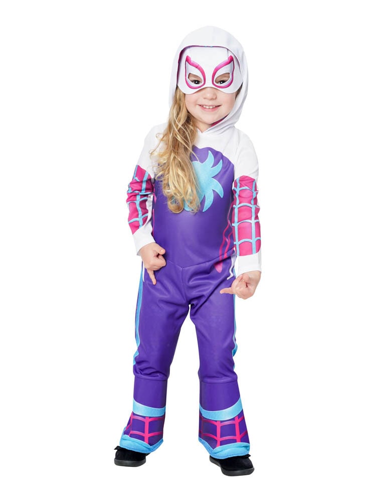 Ghost Spider Maskeraddräkt Barn 3-4 år (98-104 cm)