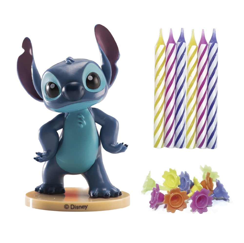 Stitch Tårtfigur & Tårtljus