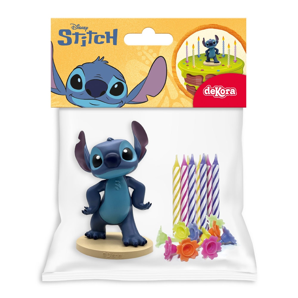 Stitch Tårtfigur & Tårtljus