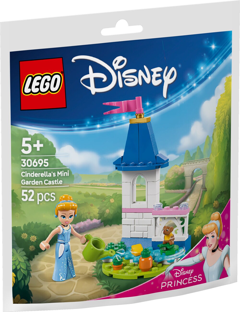LEGO Disney - Askungens miniträdgårdsslott 5+