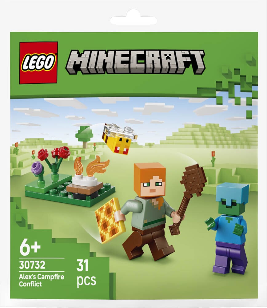 LEGO Minecraft - Alex lägereldskonflikt 6+