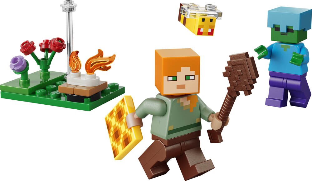 LEGO Minecraft - Alex lägereldskonflikt 6+