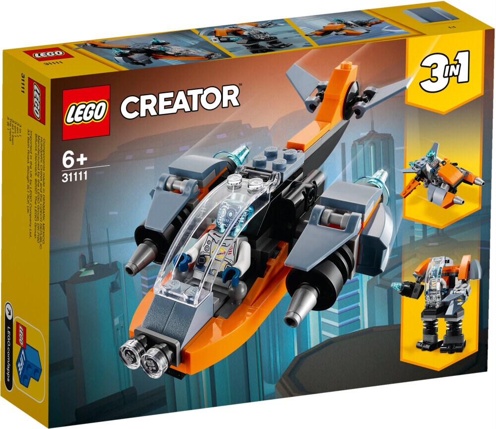 LEGO Creator - Cyberdrönare 6+