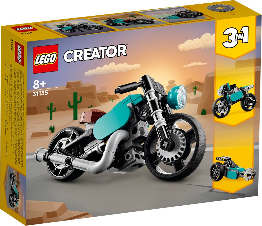 LEGO Creator - Veteranmotorcykel 8+