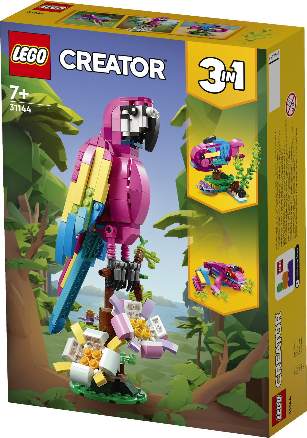 LEGO Creator - Exotisk rosa papegoja 7+