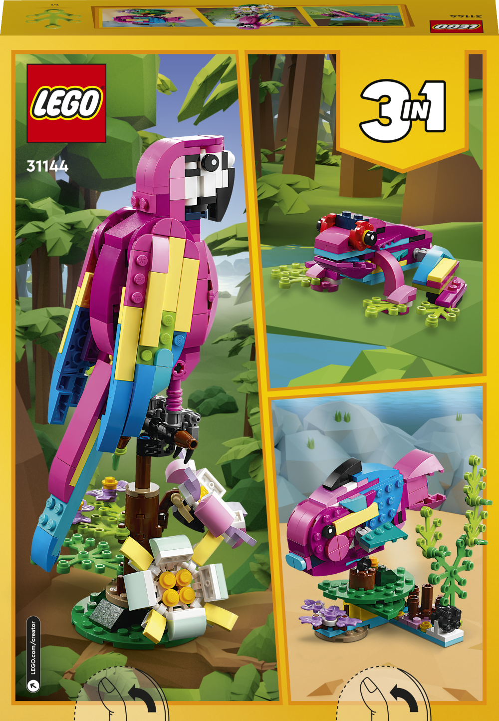 LEGO Creator - Exotisk rosa papegoja 7+