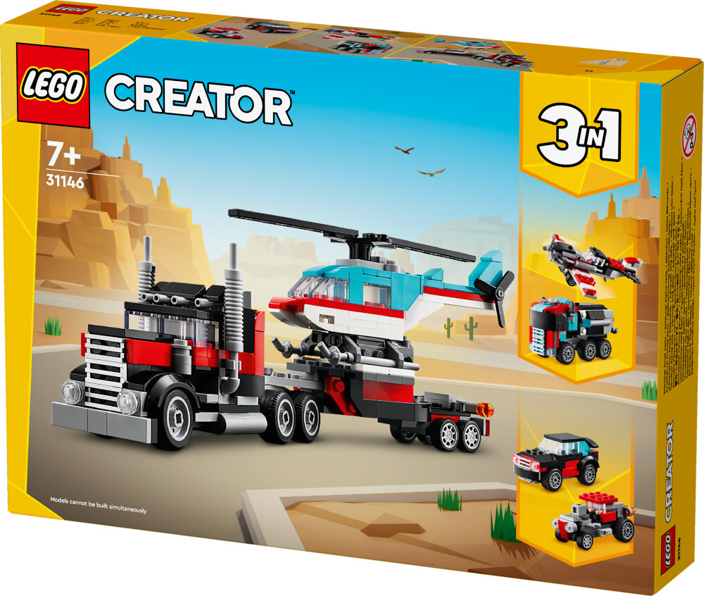 LEGO Creator - Flakbil med helikopter 7+