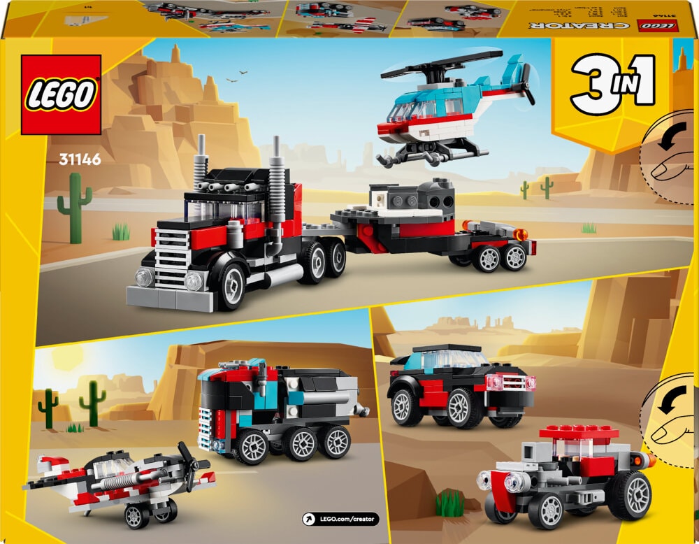 LEGO Creator - Flakbil med helikopter 7+