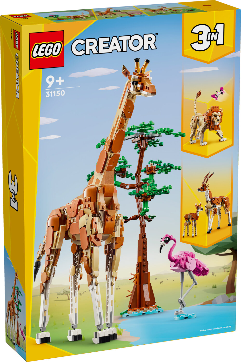 LEGO Creator - Vilda safaridjur 9+