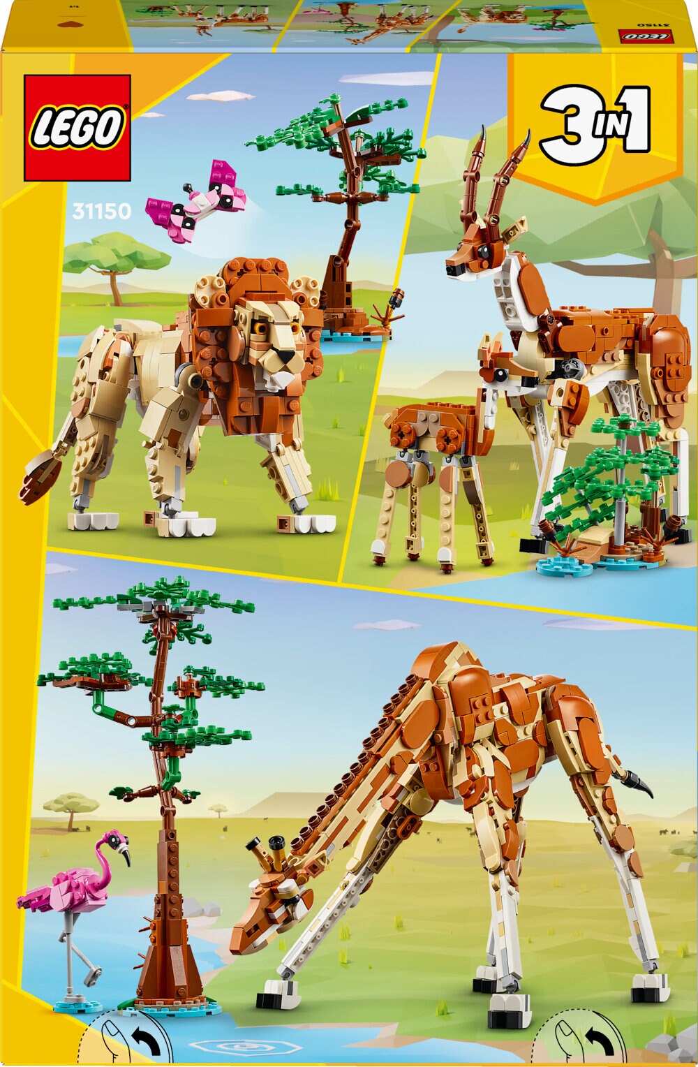 LEGO Creator - Vilda safaridjur 9+