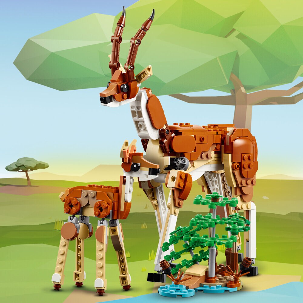 LEGO Creator - Vilda safaridjur 9+