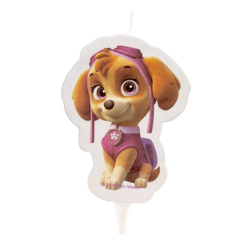 Paw Patrol Skye, Tårtljus 7,5 cm