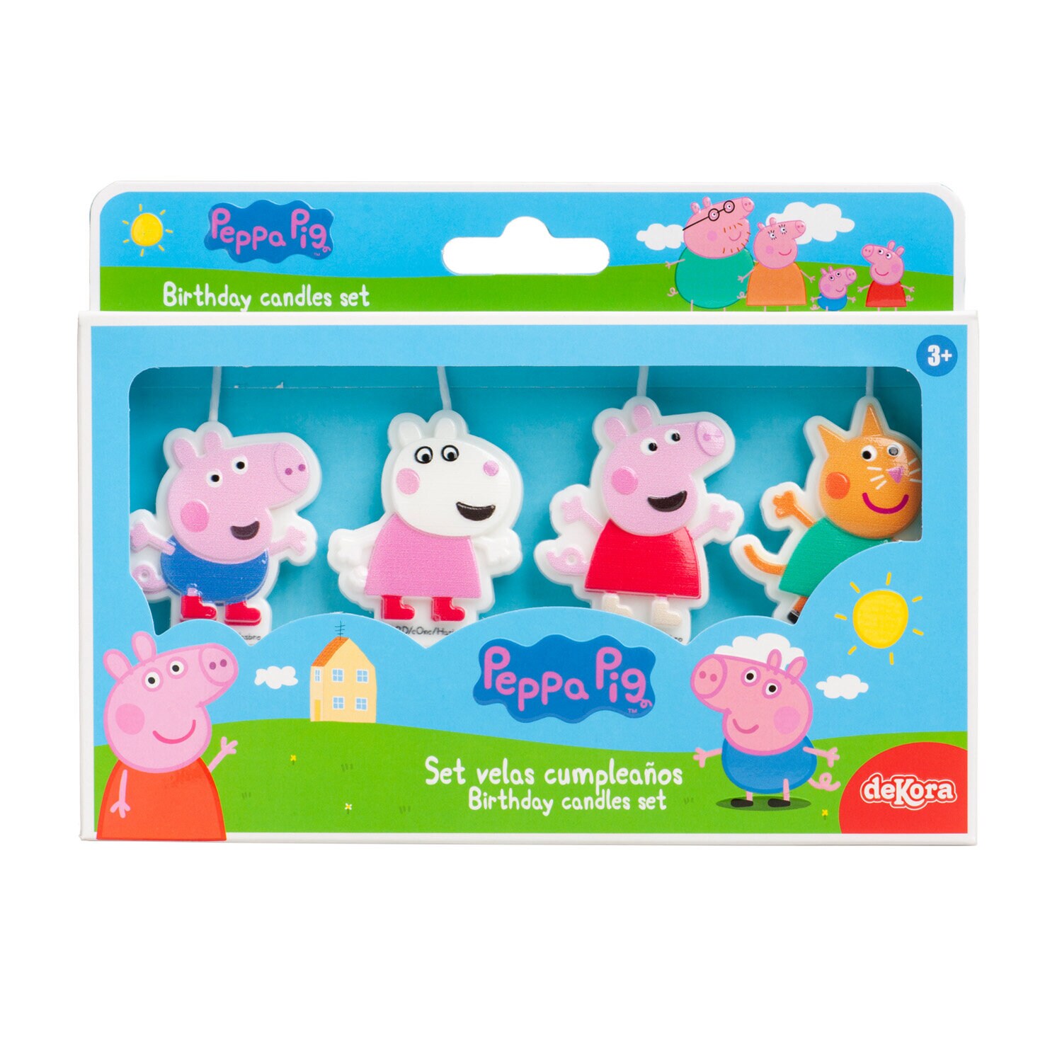 Peppa Pig - Tårtljus Picks 4-pack