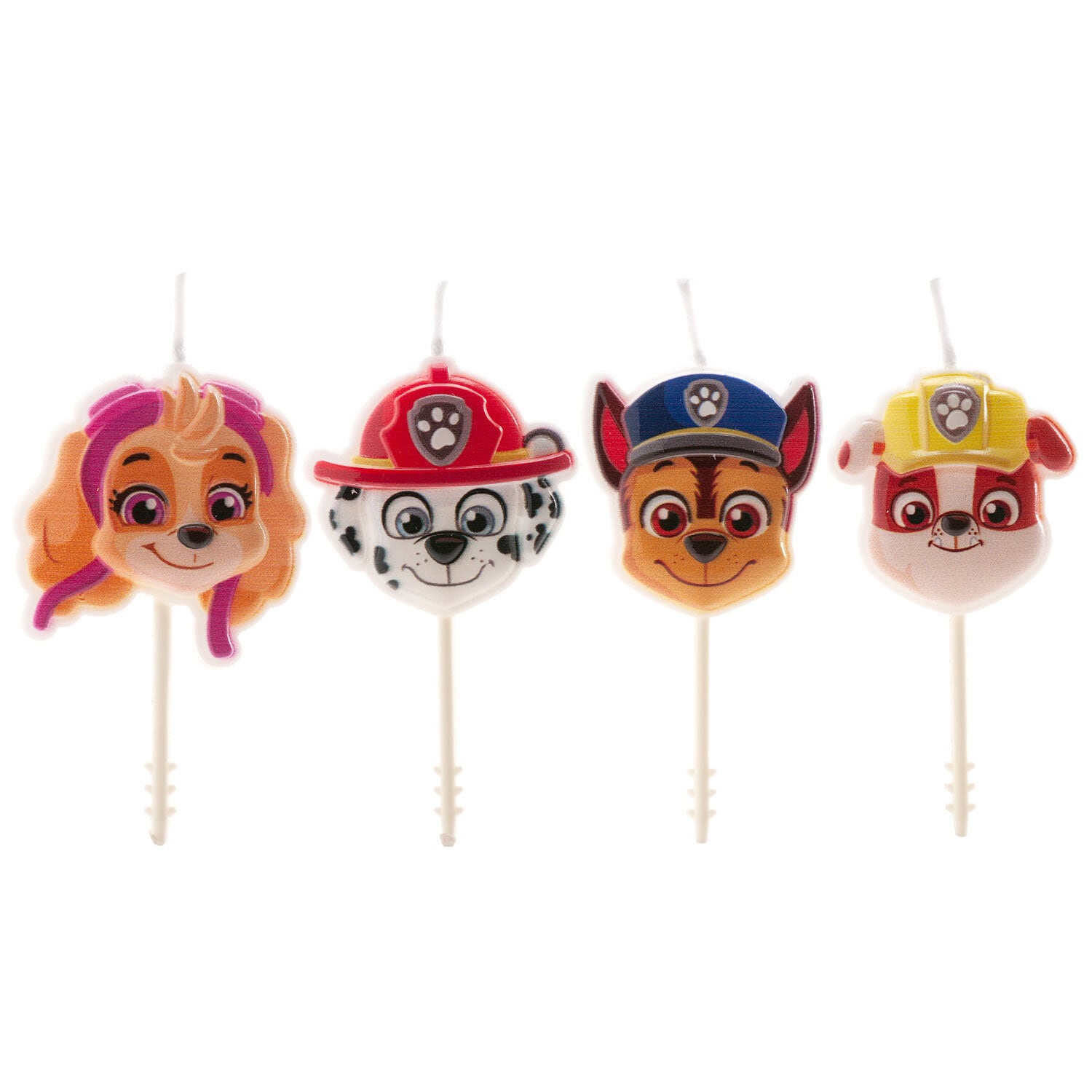 Paw Patrol - Tårtljus Picks 4-pack