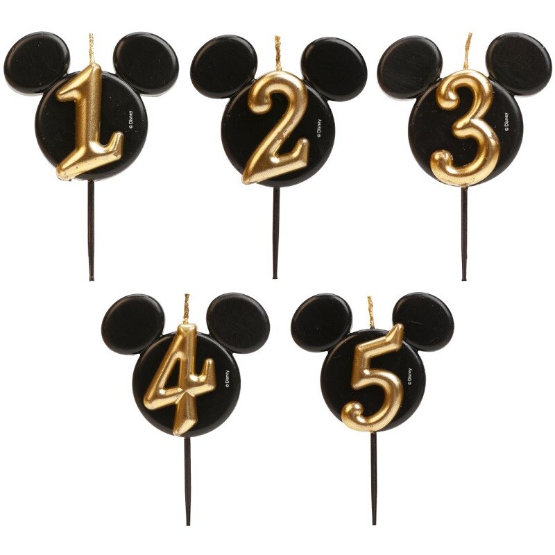 Disney Musse Pigg Siffertårtljus 1-5 år