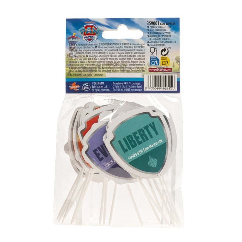 Paw Patrol Cake Toppers 16-pack